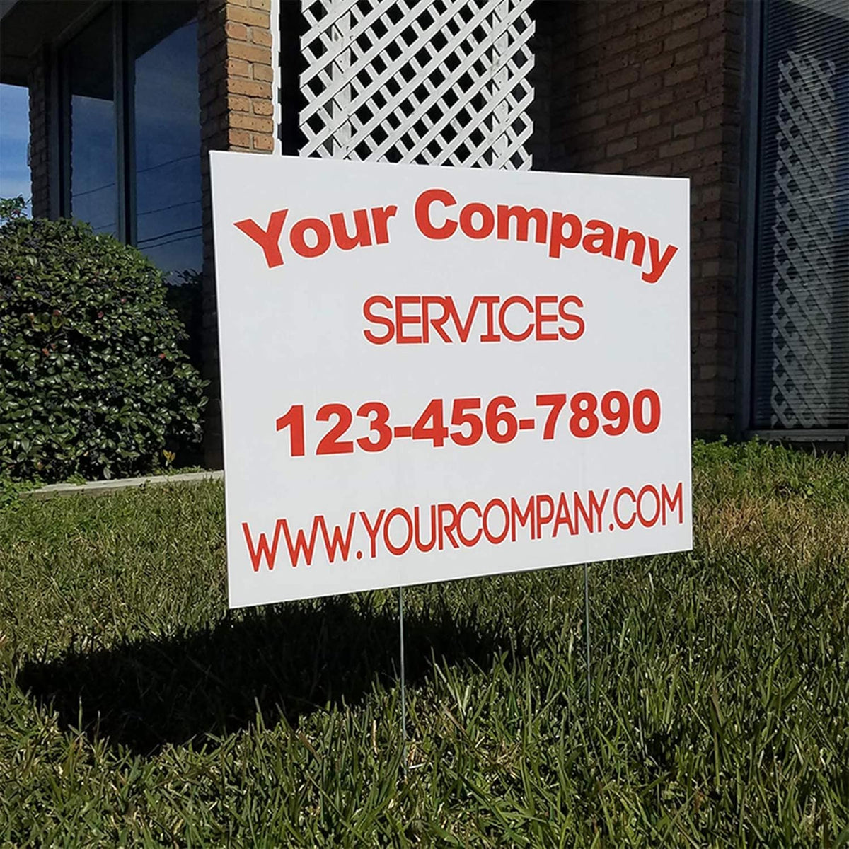 12x18" Double Sided Yard Signs O1258