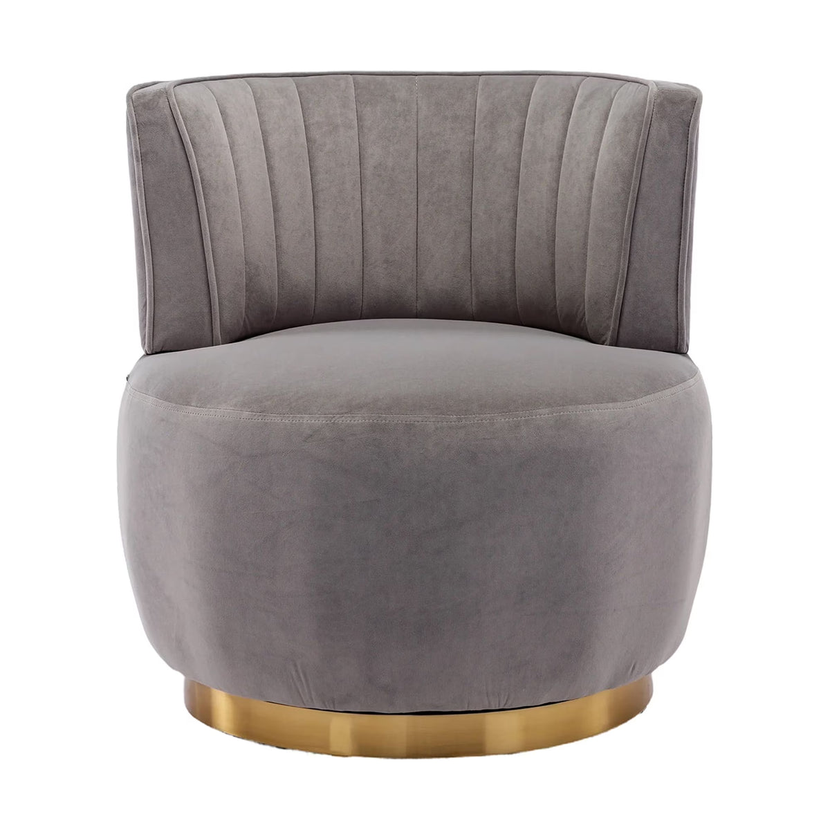 360 Degree Swivel Velvet Accent Sofa Chair A16944