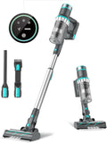 Cordless Stick Vacuum with 25Kpa Suction, 380W Motor, 50mins Runtime, LED Display, 6 in 1 Lightweight Handheld Vacuum T1855