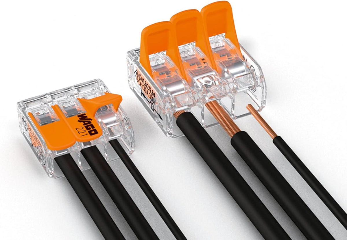 80pc Lever-Nuts Wire Connectors with Case R39524
