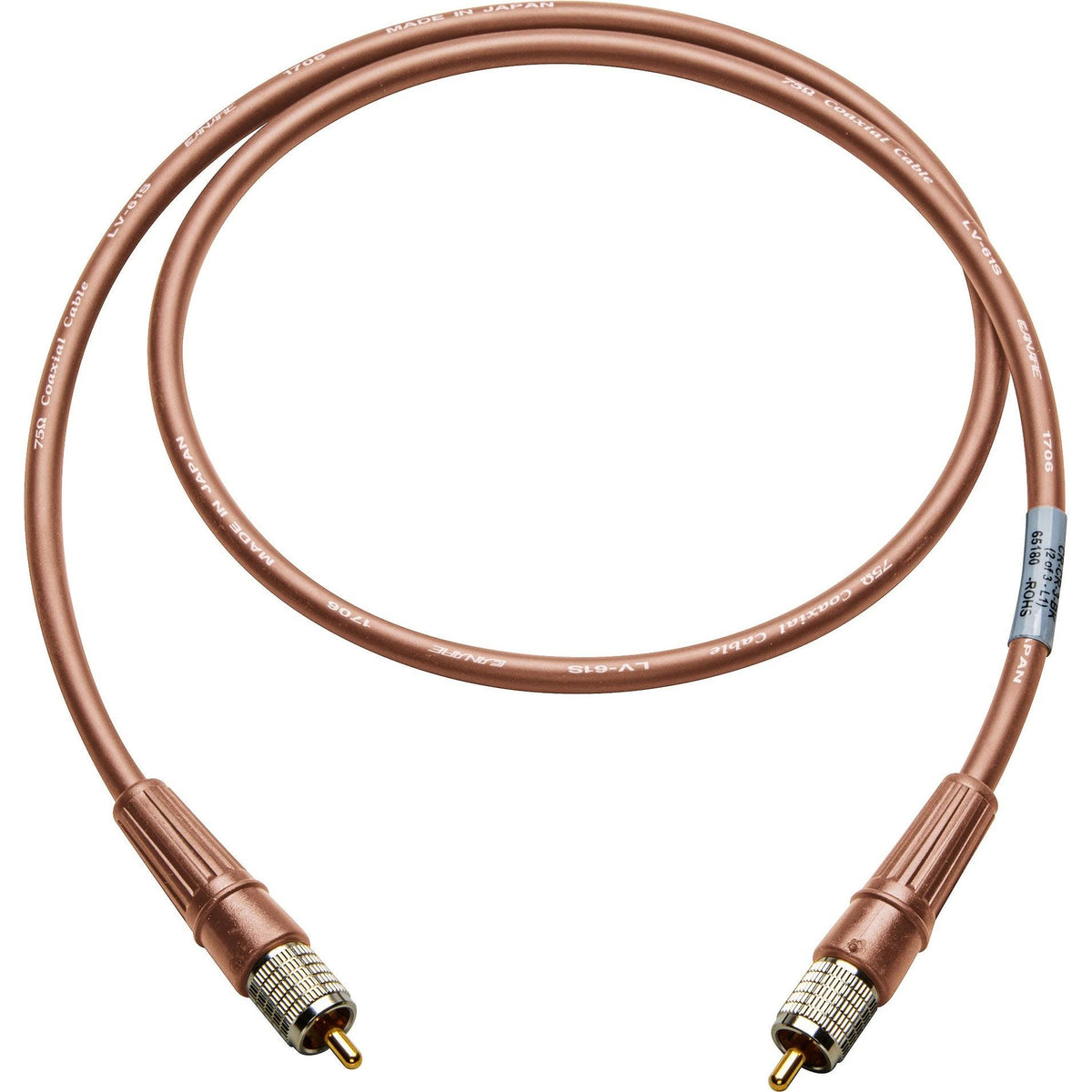 Brown 100 Foot RCA to RCA Video Cable F3152
