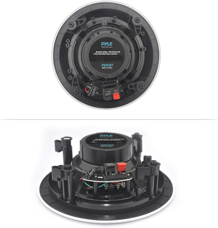 8” 4 Bluetooth 2-Way In-wall In-ceiling Speaker System with Polypropylene Cone & Tweeter U163062
