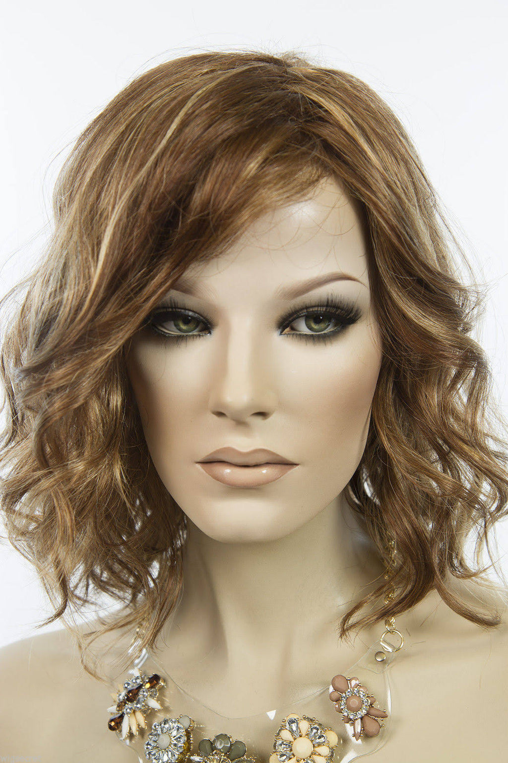 Dark Brown Wavy Lace Front Wig A7078