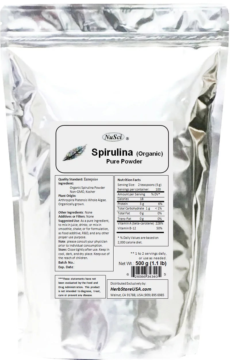 500g (1.1 LB) Spirulina Powder G937932