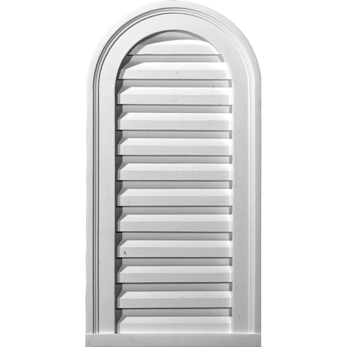 14 inch x 30 inch Urethane Gable Vent Louver S675