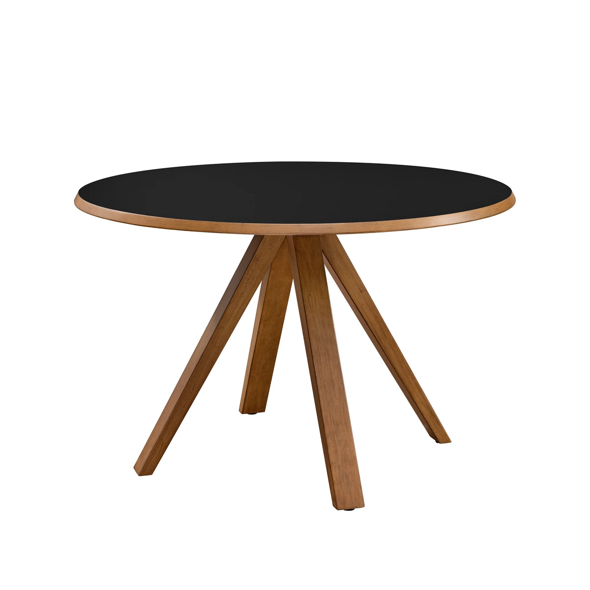 Black/English Oak Round Dining Table C912