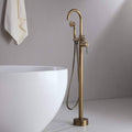 Freestanding Bathtub Faucet Antique Brass Waterfall Tub Filler A2751