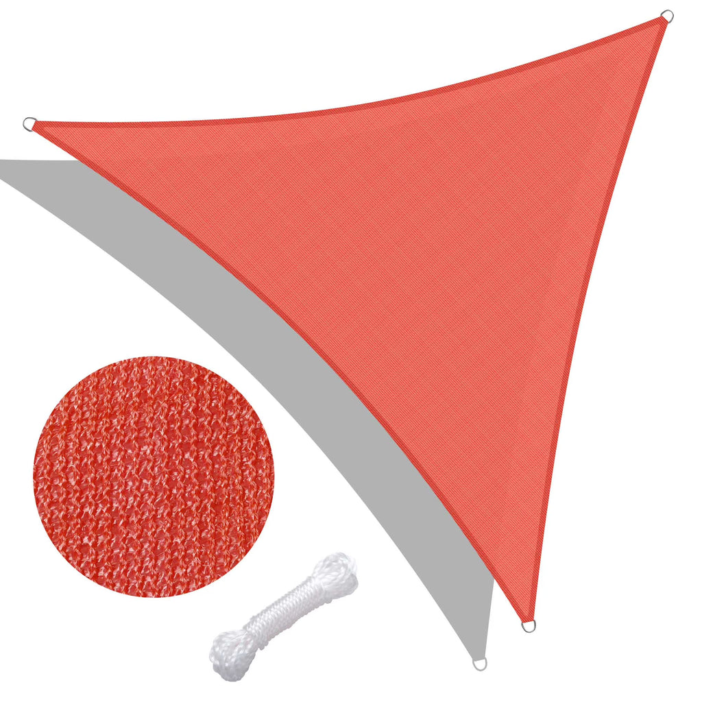 Red Triangle Sun Shade Sail Canopy U8268