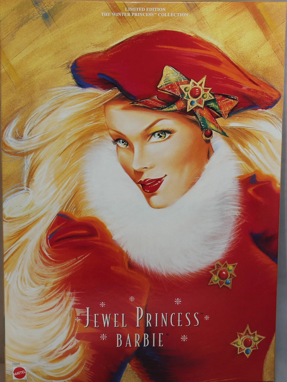 1996 Jewel Princess Barbie, NRFB, Non-Mint Box U32813