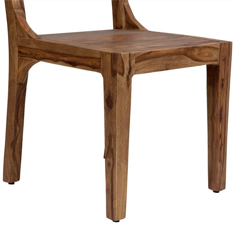 Brown Sheesham Wood Dining Chair J31568