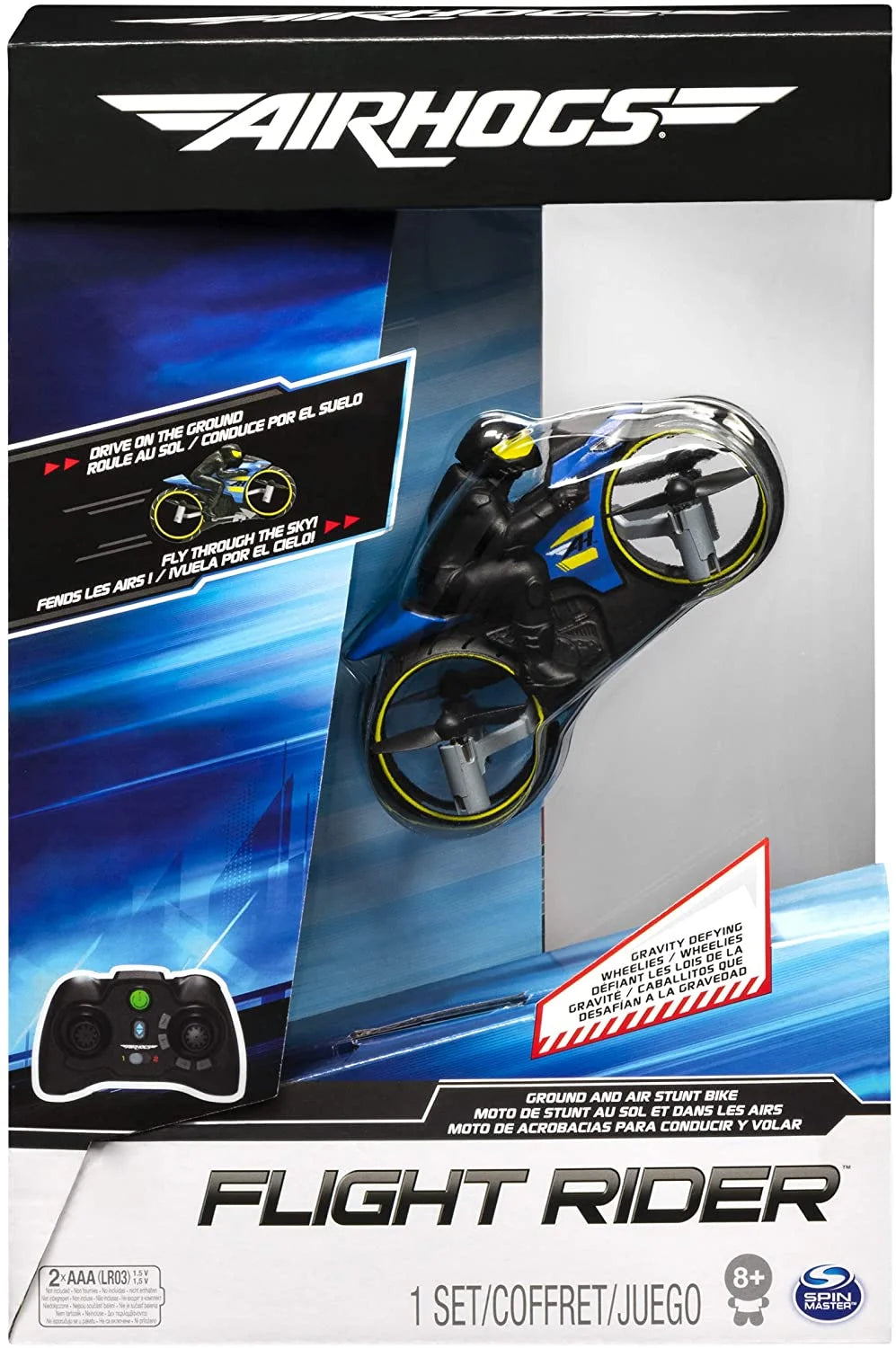 2-in-1 Remote Control Stunt Motorcycle F9653