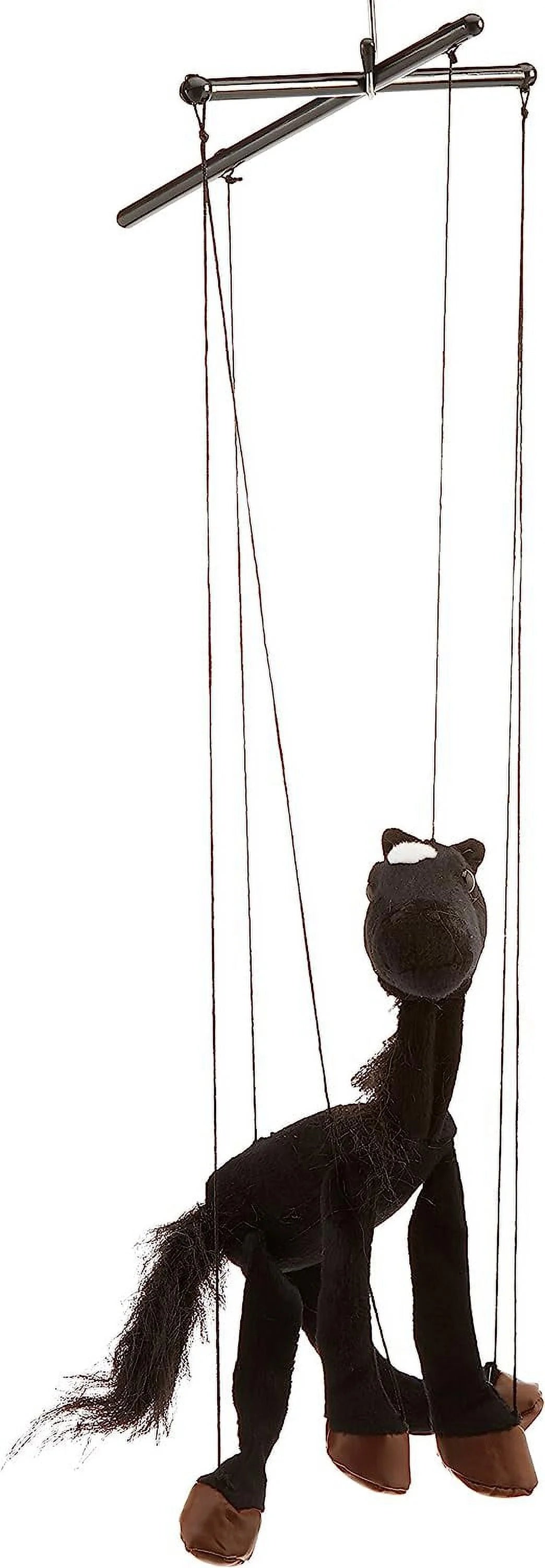 16 In. Black Baby Horse Marionette Puppet B74672