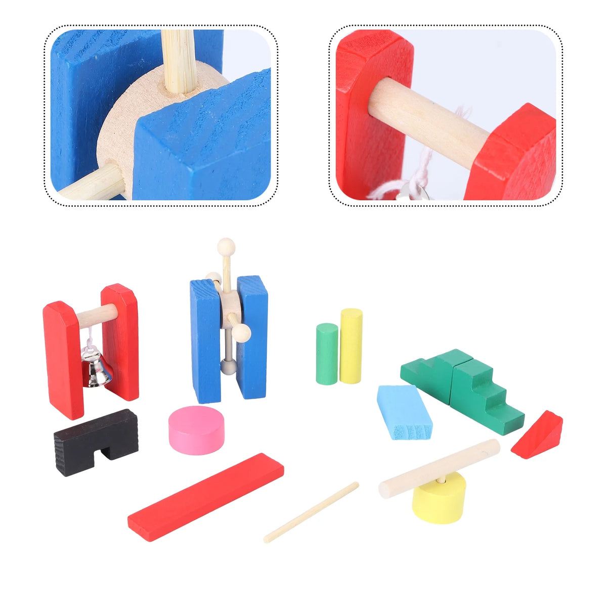Wooden Domino Blocks Building Toy Q812