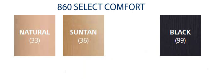 20-30 mmHg Select Comfort Pantyhose Black E519