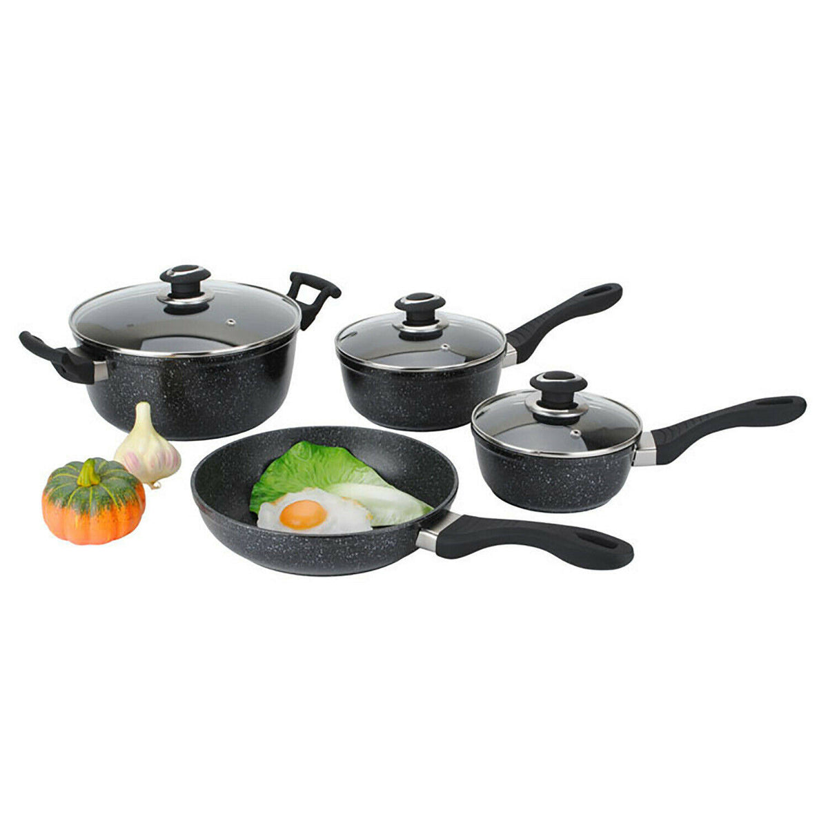 Cast Aluminum Nonstick 7-Piece Cookware Set O4368