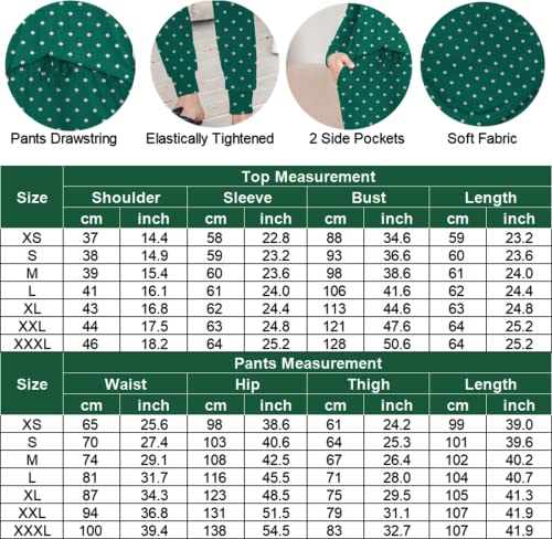 Women's Long Sleeve Soft 2 Piece Pajama Set with Jogger Pants Y57154