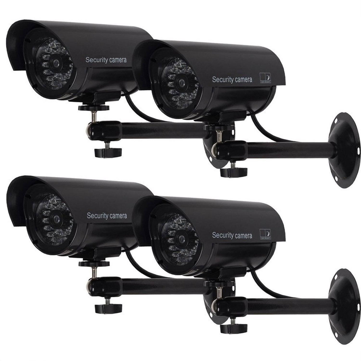Dome Camera with LED Light and Warning Sticker B13514