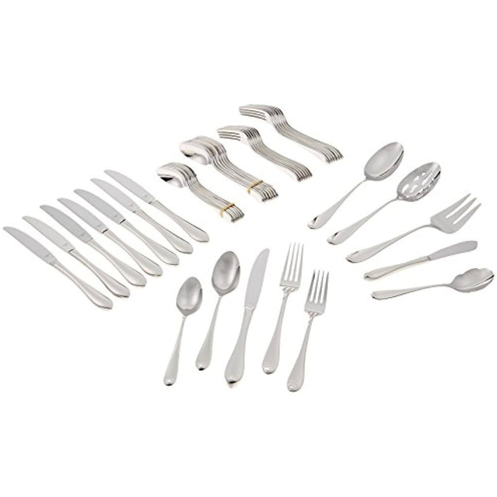 45 Piece Stainless Flatware Set, Service for 8 V634839