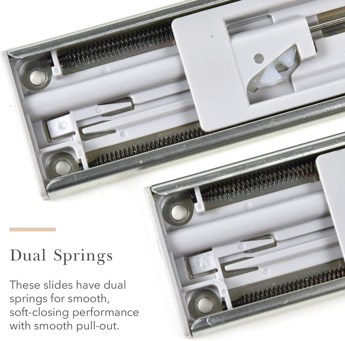 10-Pairs 18 Inch Soft Close Drawer Slides O945