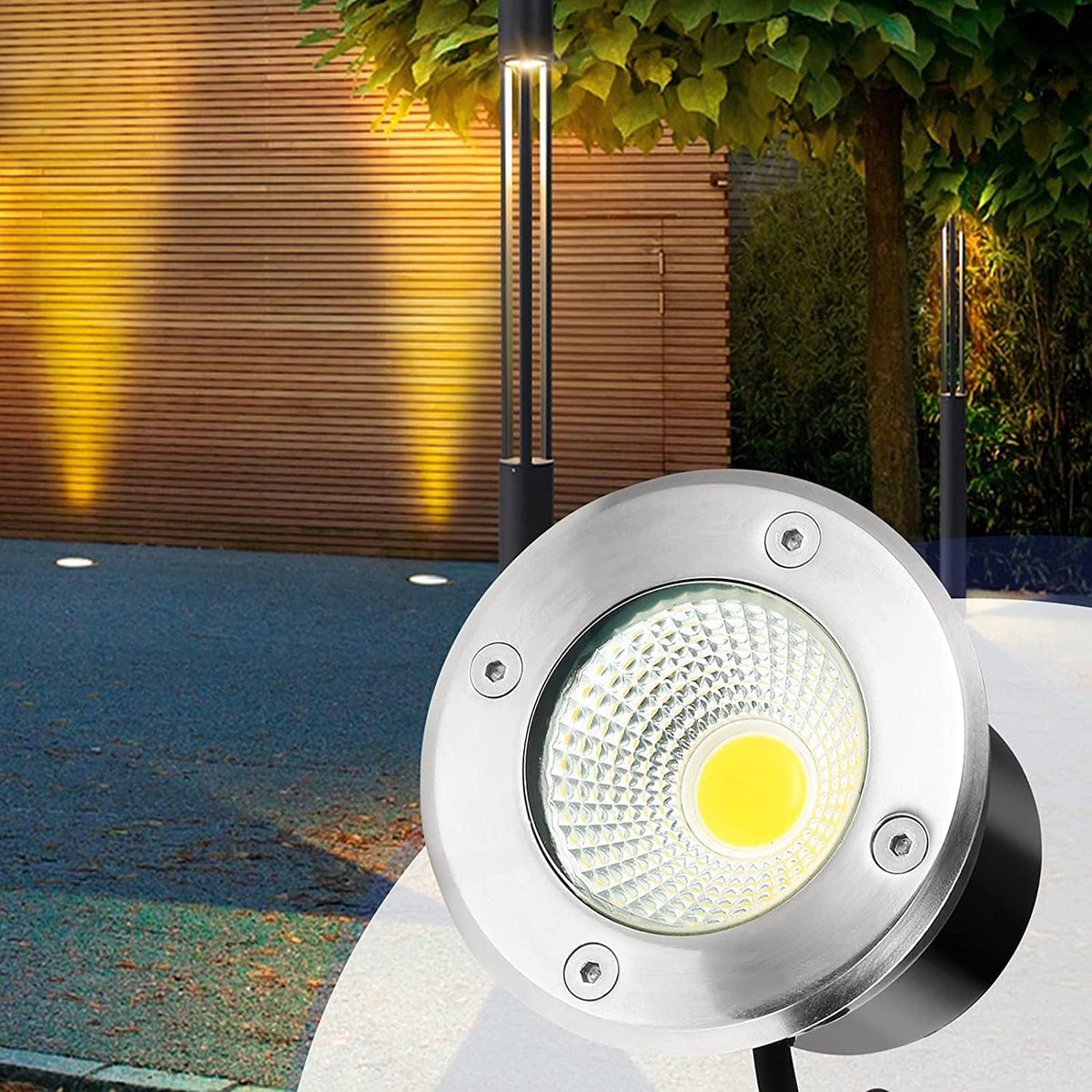 12W Warm White LED Well Light 10 Pack Y4103