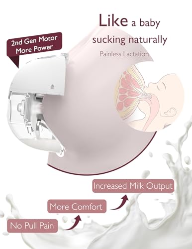 24mm 2-Pack Quill Gray Hands-Free Wearable Breast Pump A9922