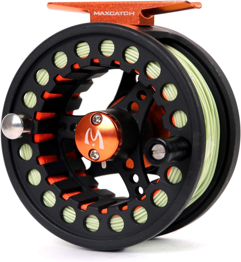 Large Arbor Fly Fishing Reel and Pre-Loaded Fly Reel with Line Combo G805238