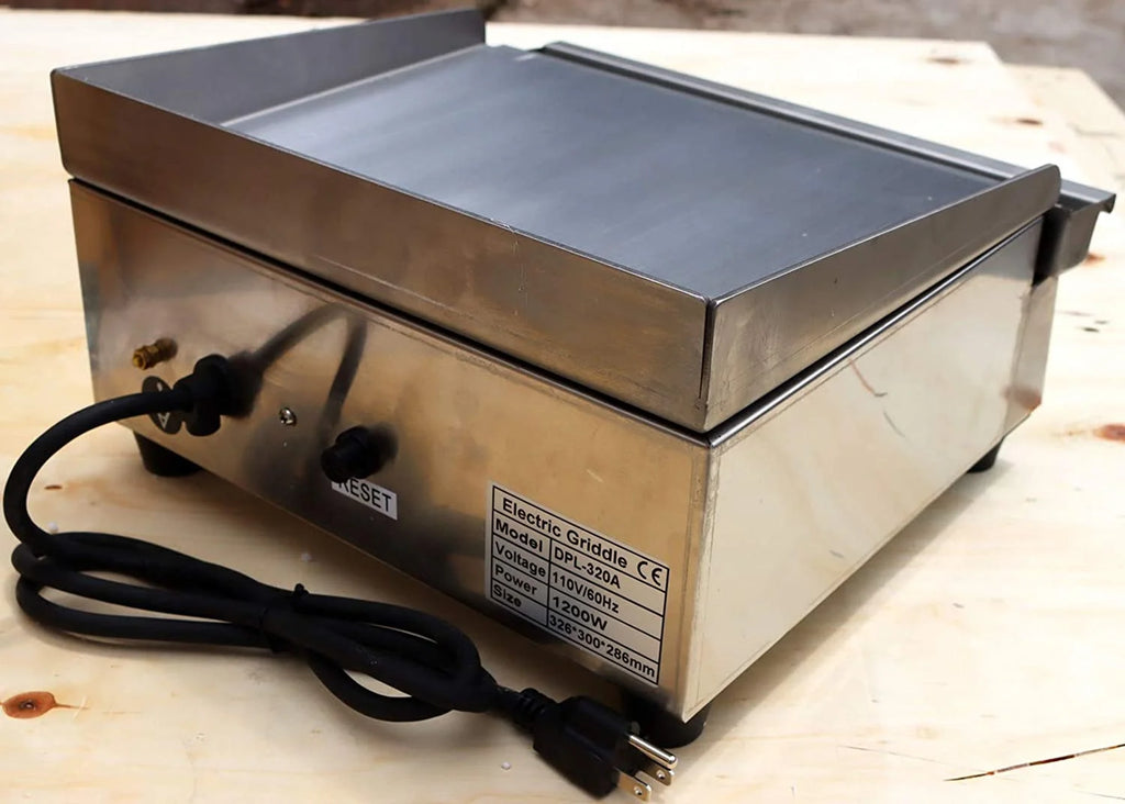 Electric Countertop Griddle Commercial Flat Grill Stainless Steel 110V U841110