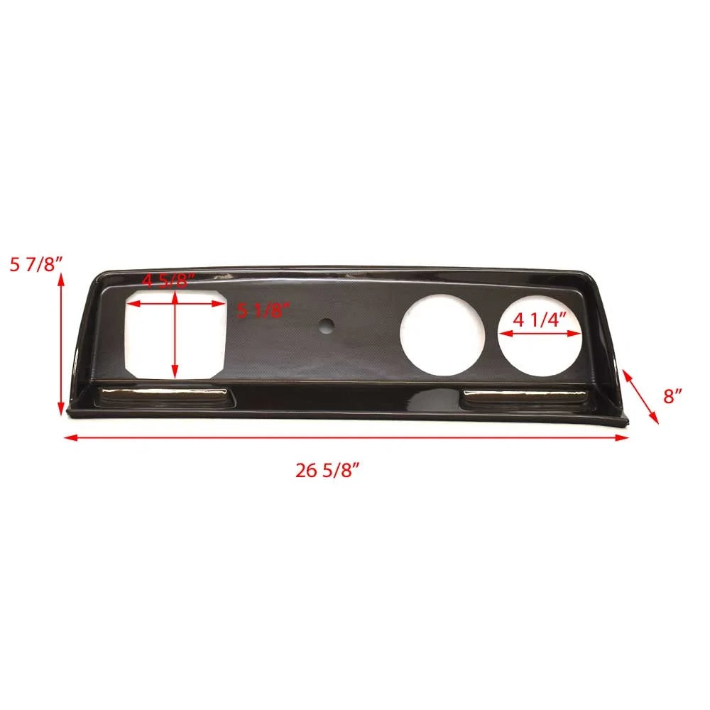 Pontoon Boat Blank Dash Panel 26 5/8 x 5 7/8 Inch S565