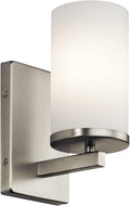 1 Light Wall Sconce with Satin Etched Cased Opal Brushed Nickel W373031