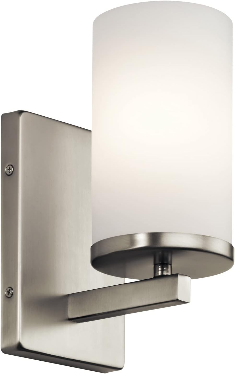 1 Light Wall Sconce with Satin Etched Cased Opal Brushed Nickel W373031