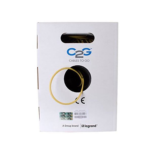 Bulk Cable CAT 5e UTP 1000 ft Yellow X7361