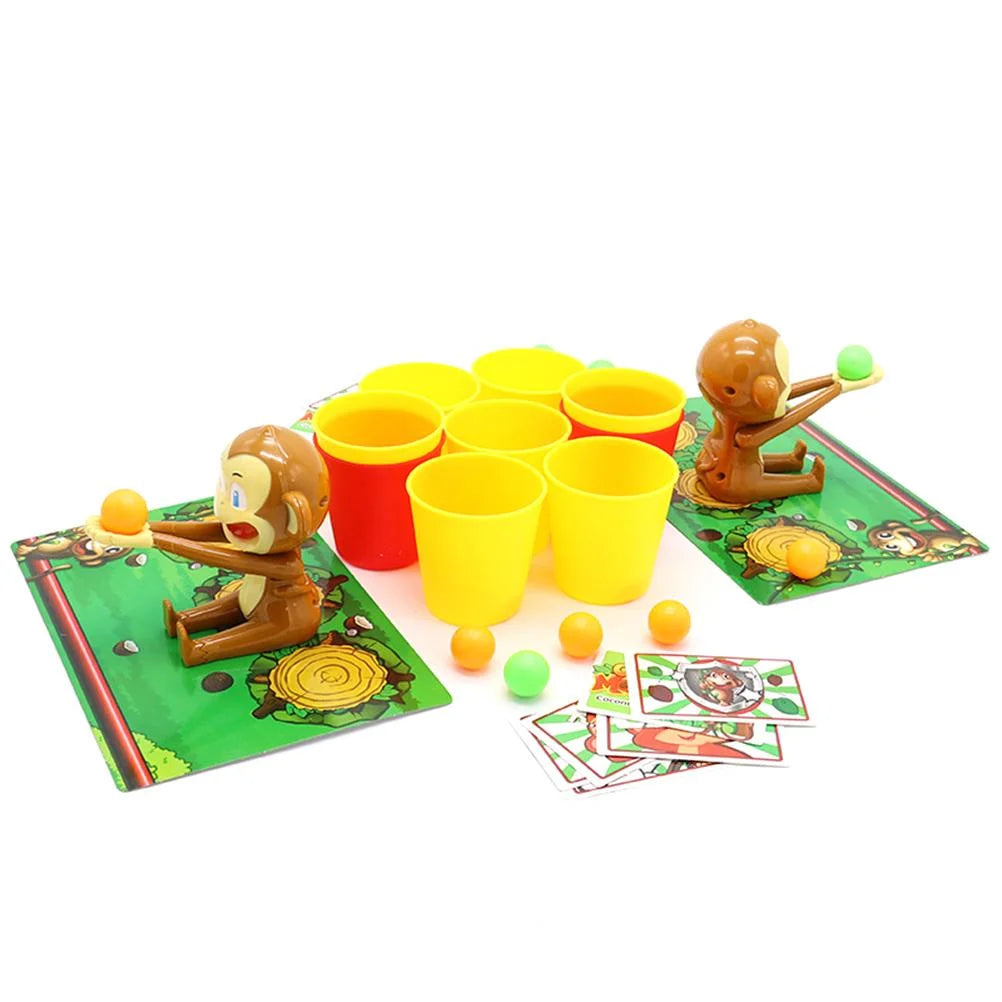 Funny Monkey Shooting Basket Toy Party Board Game U840566