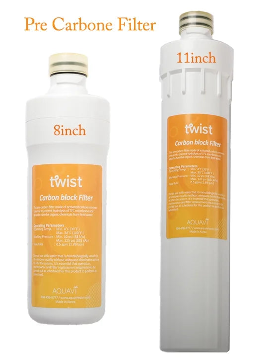 11 inch Twist Carbon Block Water Filter D748