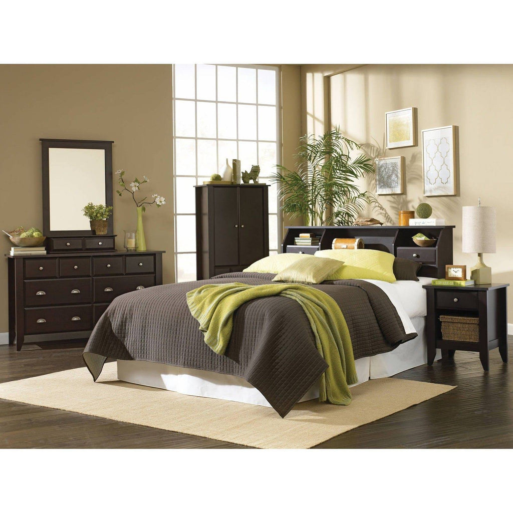 Full/Queen Bookcase Headboard H8776
