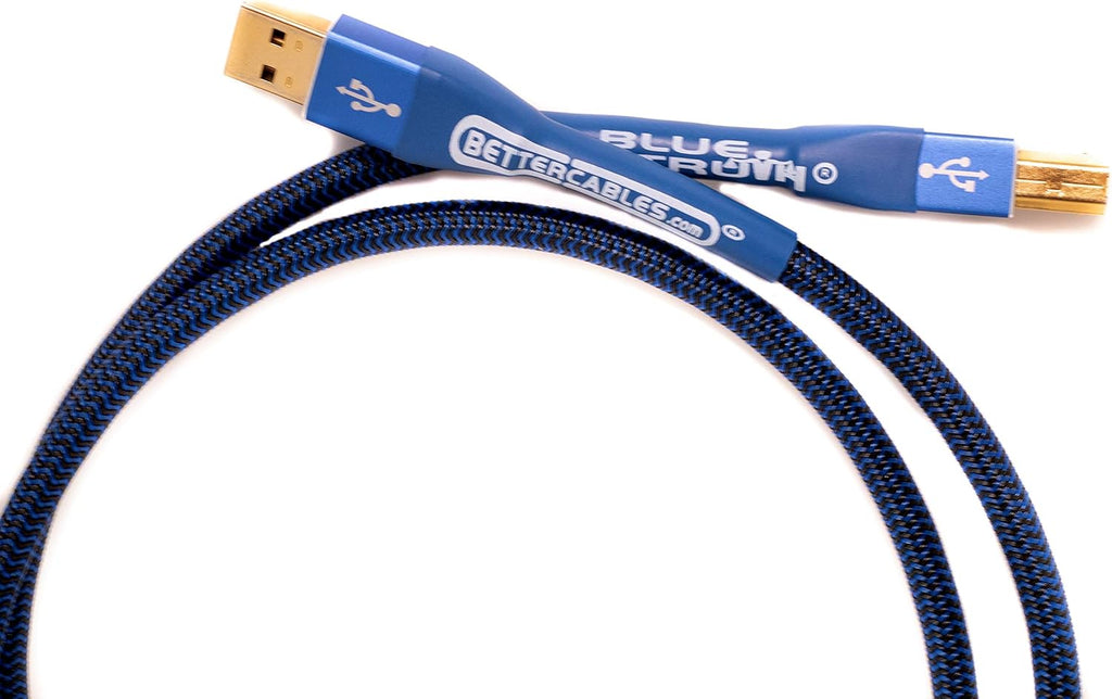 USB A to USB B Silver/Copper Hybrid Cable - 3 Feet G8178