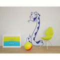 Pastel Orange 36in Height Wall Ruler Decal O1844