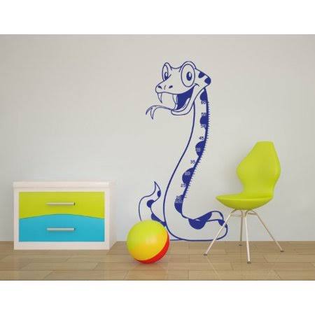Pastel Orange 36in Height Wall Ruler Decal O1844