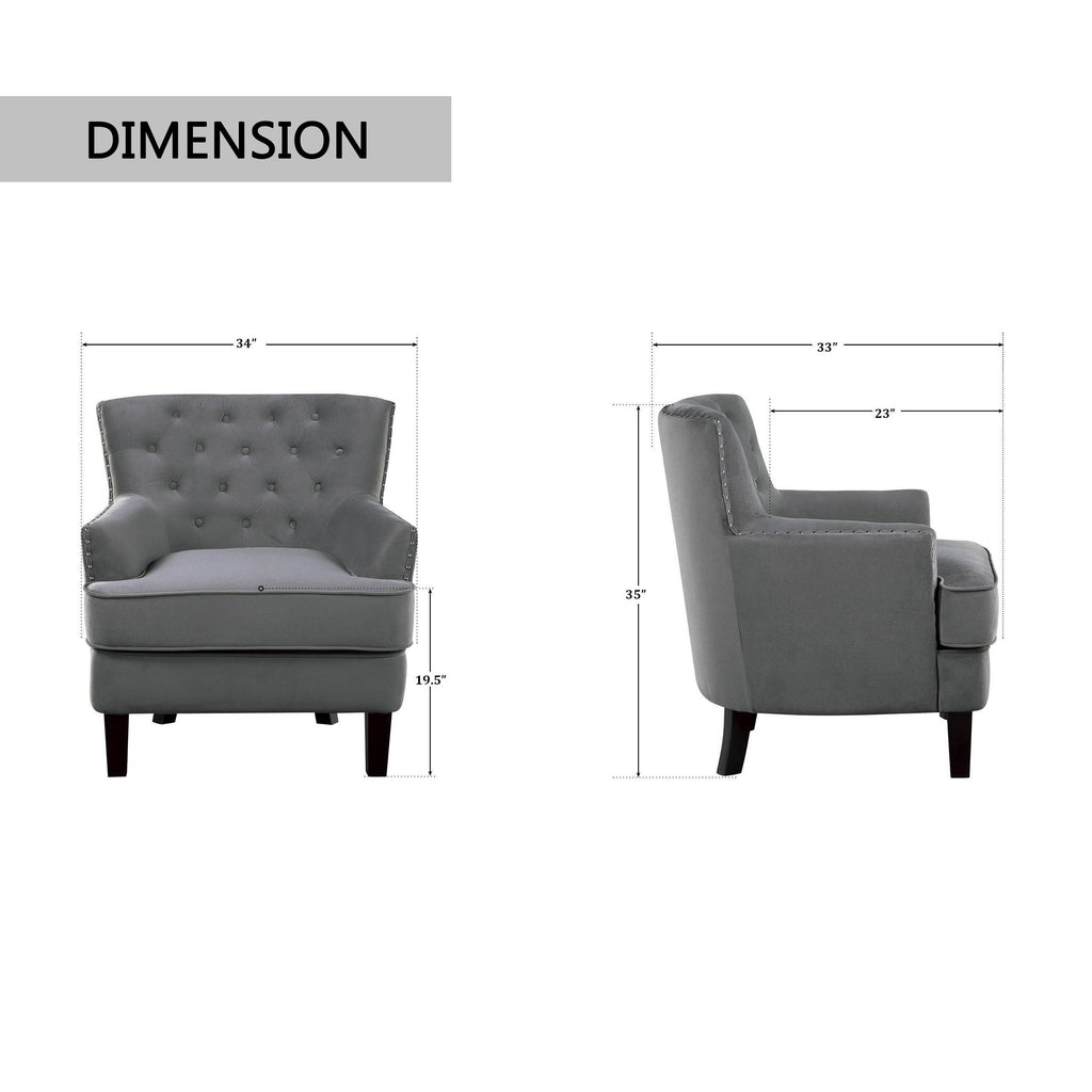 Grey Accent Chair L519630