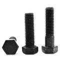 5/16 inch-24 x 3 inch Fine Thread Grade 5 Hex Cap Screw Medium Carbon Steel Black Oxide Pk 100 B759663