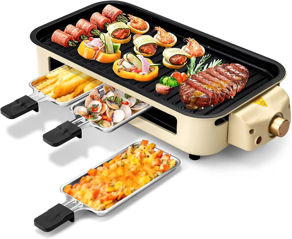 Indoor Electric Smokeless Grill with Non-Stick Removable Plate, 1500W D44366