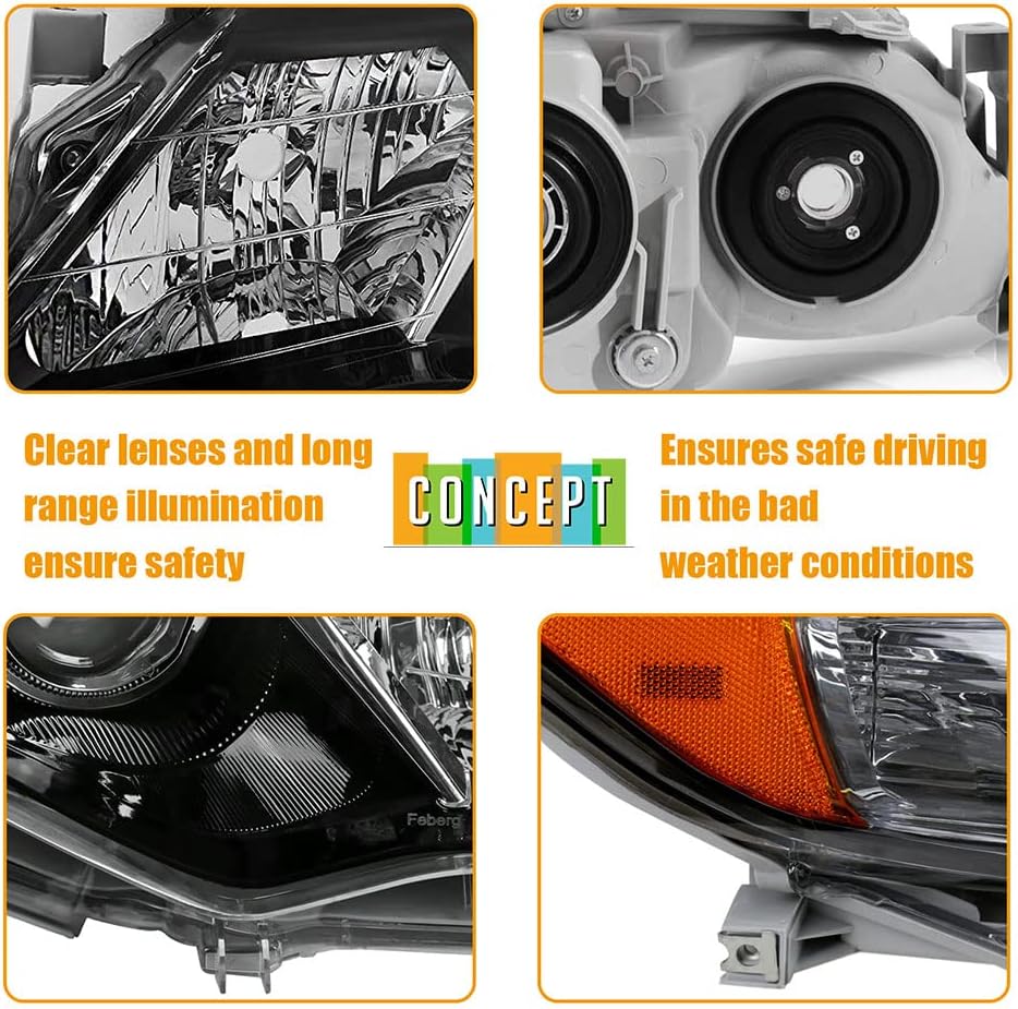 Black Projector Headlights V811682