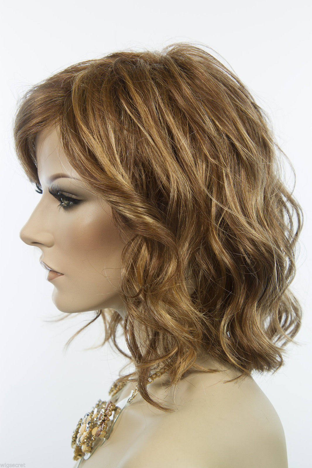 Dark Brown Wavy Lace Front Wig A7078