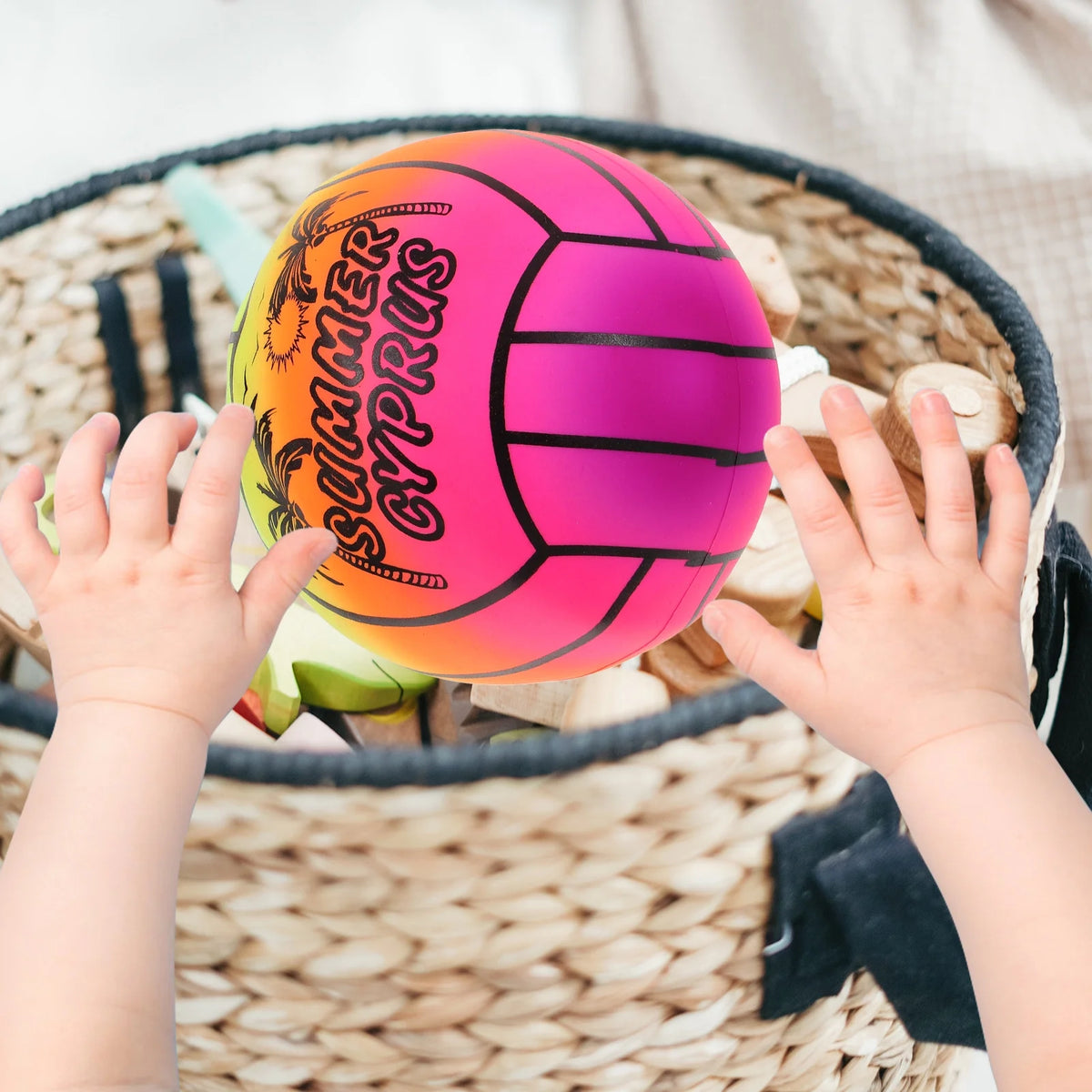 Inflatable Rainbow Volleyball Beach Ball K391