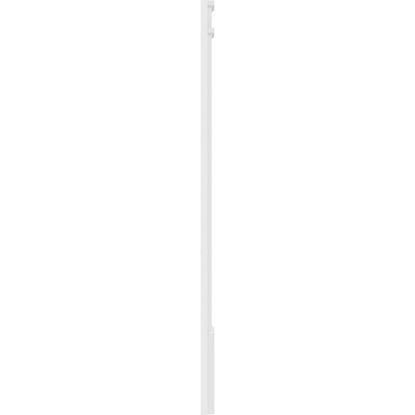 Plain PVC Pilaster with Decorative Capital & Base (Pair) K6271