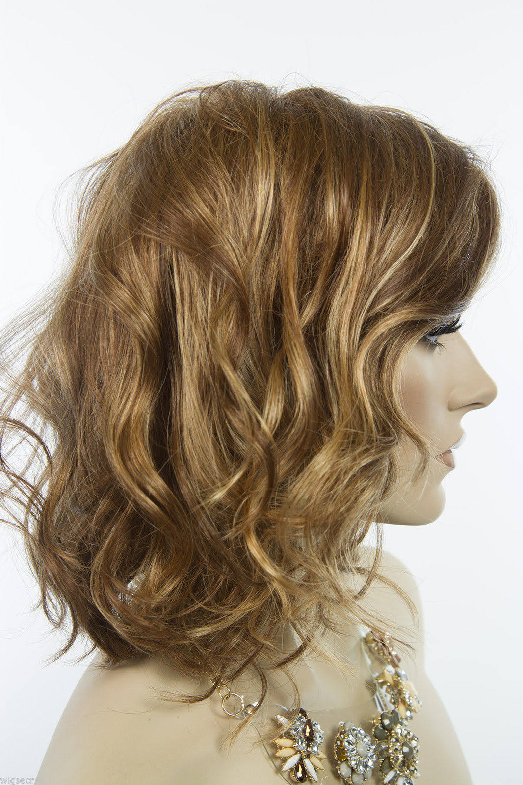 Dark Brown Wavy Lace Front Wig A7078