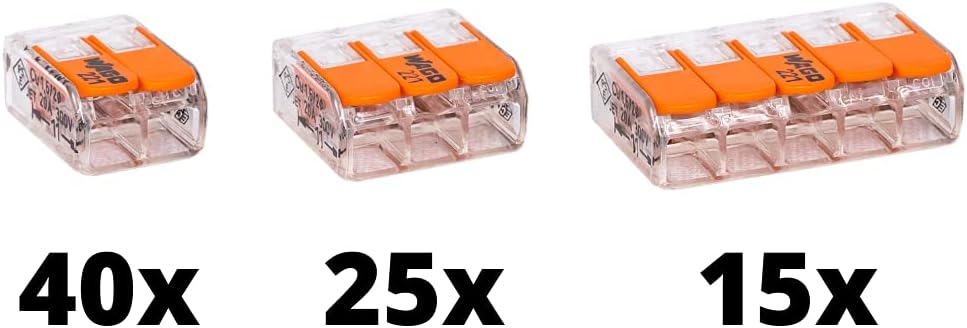 80pc Lever-Nuts Wire Connectors with Case R39524