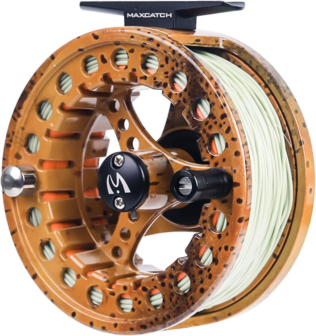 Large Arbor Fly Fishing Reel and Pre-Loaded Fly Reel with Line Combo G805238