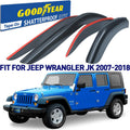 Shatterproof Tape-on Window Deflectors 4 pcs N428530