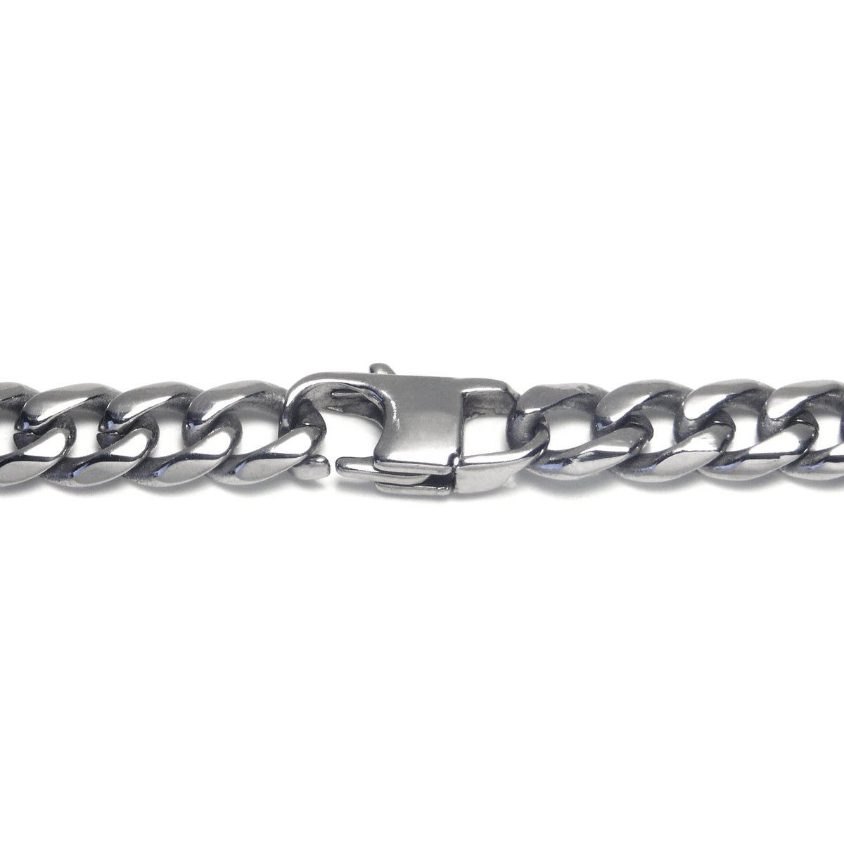 Titanium 7MM Curb Chain Link Necklace 20" S900515
