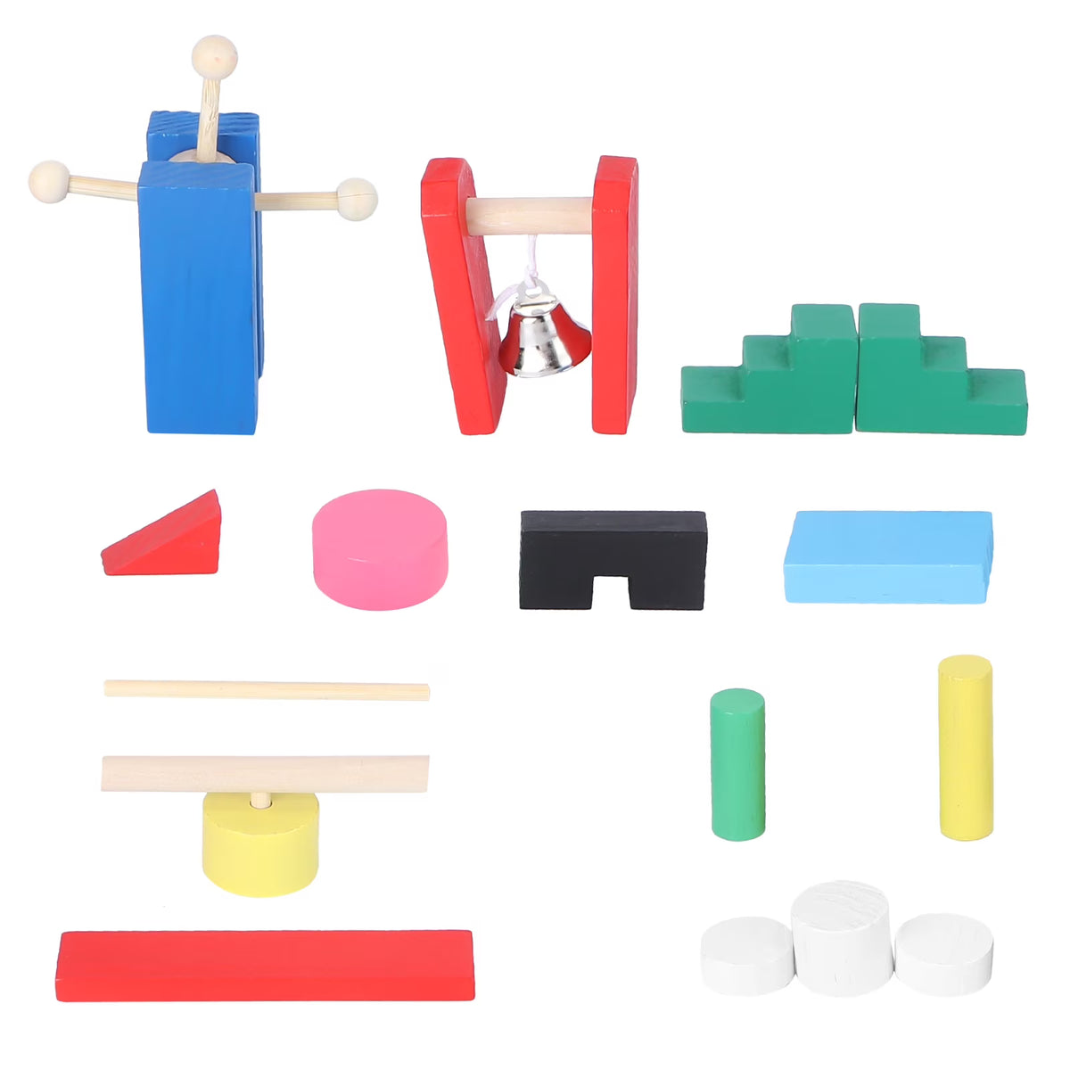 Wooden Domino Blocks Building Toy Q812